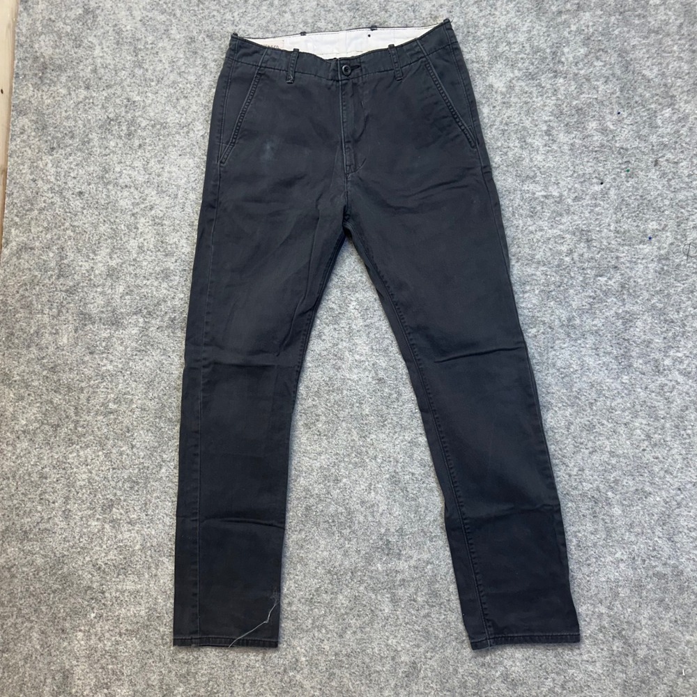Levi's 505 Regular Fit Pants Mens 30x32 Charcoal Gray Excellent Straight Leg